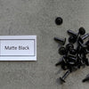 Double Cap Rivets, stud rivets - 25 set per order Small 7mm x 7mm, Medium 8 x 8, Large 8 x 13