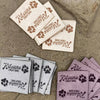 Ultra Suede Tags!!  - Pack of 25