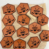 Faux Leather Tags - NEW COLOURS!  Pack of 25