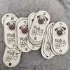 Ultra Suede Tags!!  - Pack of 25