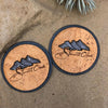 Iron On Backing - CORK - patches, tags, labels (25 Pack)
