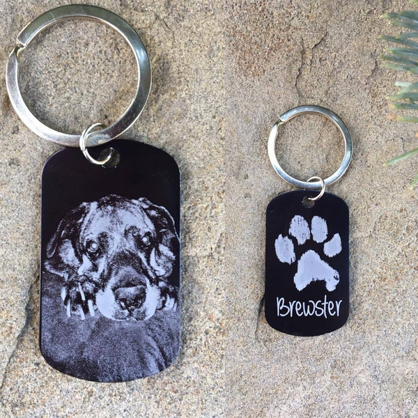 Pet Picture/Text Keychain