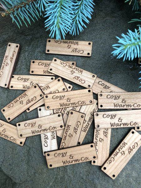 Personalized Wood Tags! - Pack of 25 (Customizer)