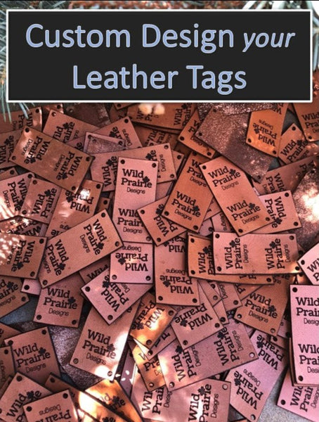 Real Leather Tags! - Pack of 25 (Customizer)