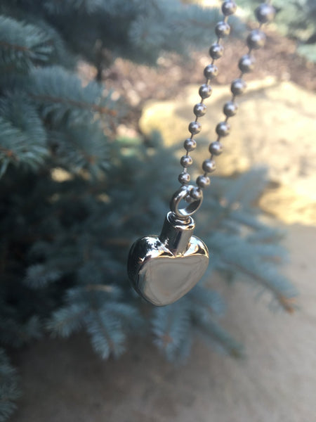 Beautiful Stainless Steel Urn Necklace